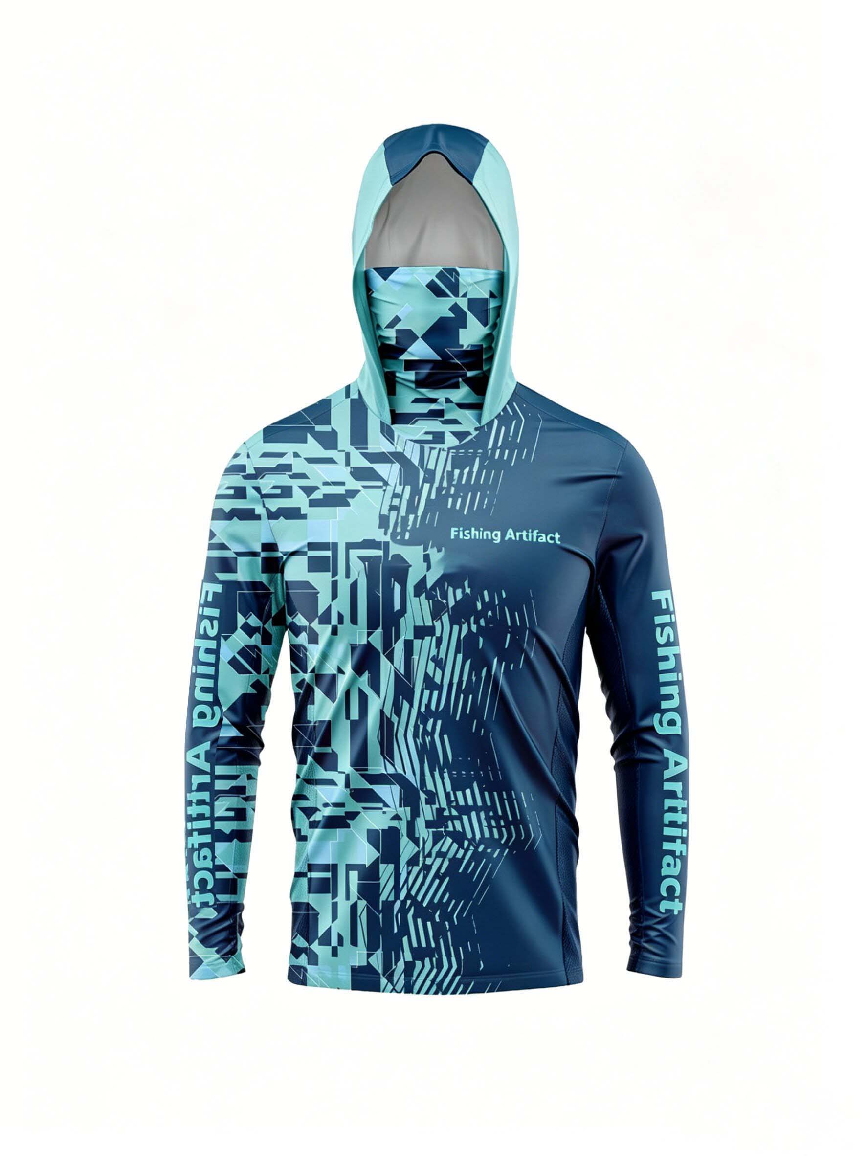 Fishing Hoodie - Felpa da pesca estiva da uomo,