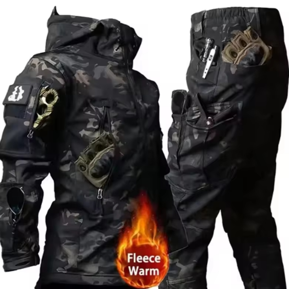 Fishing Jacket Waterproof - Giacca da uomo per autunno e