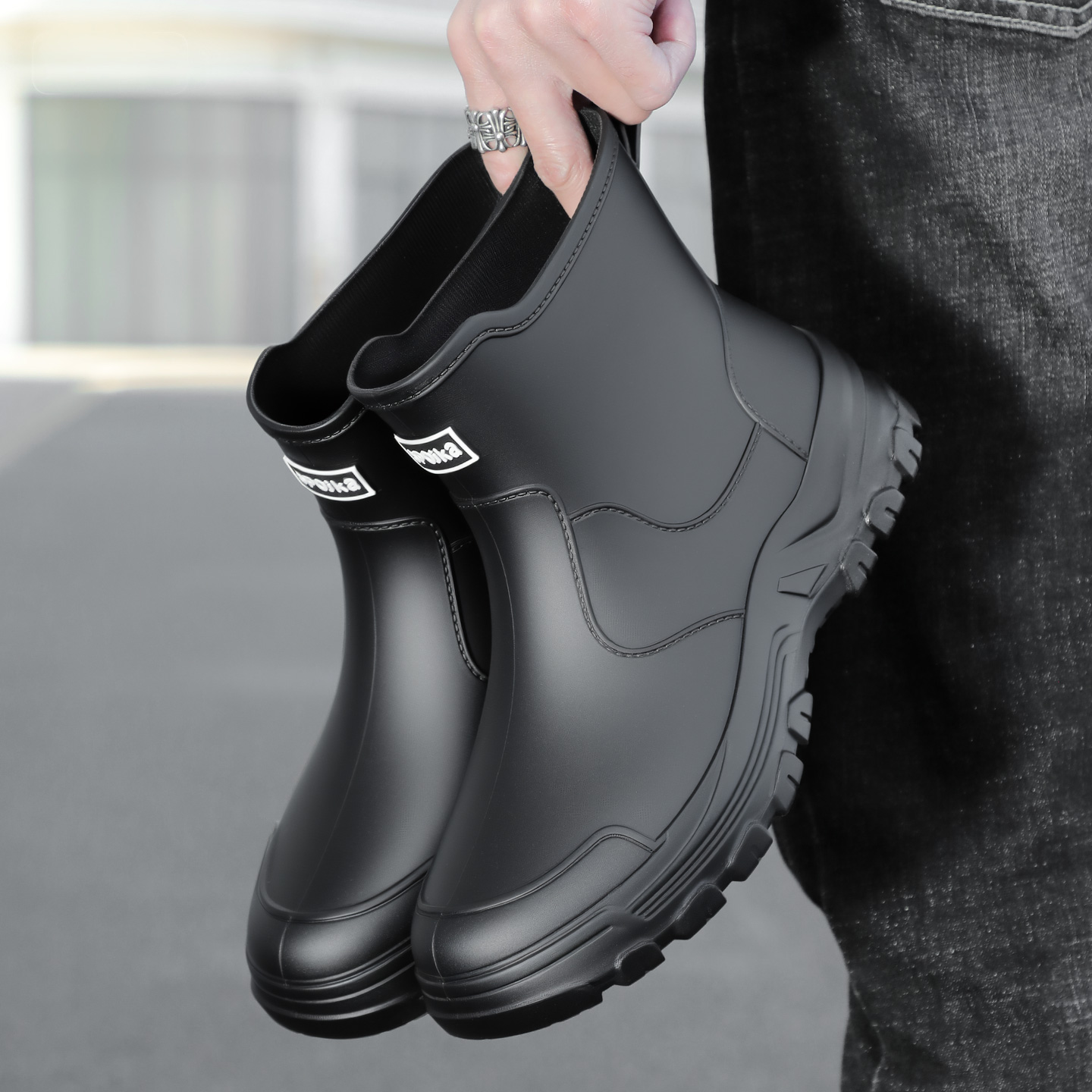 Fishing Waders - Stivali da pioggia da uomo alla