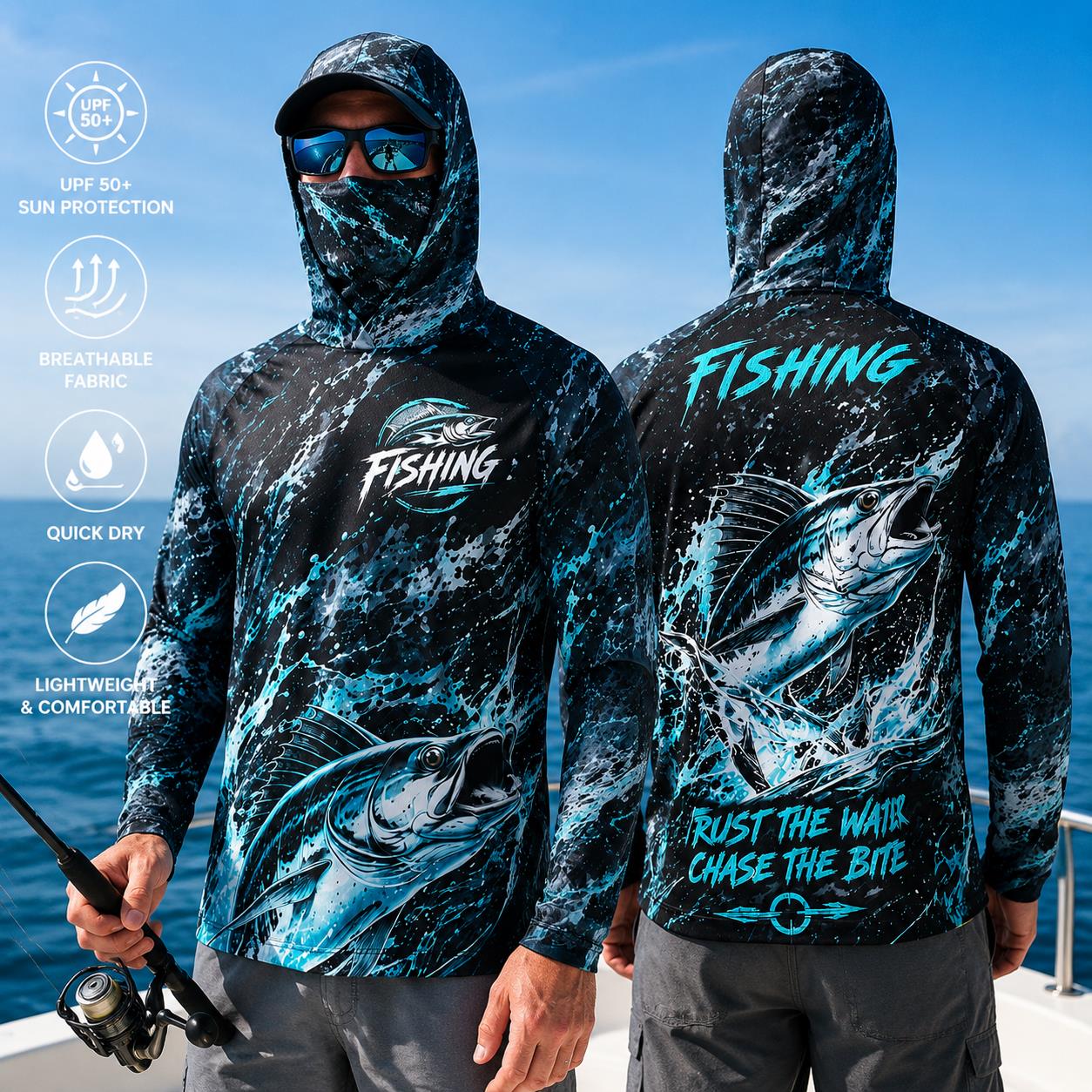 Felpa da Pesca per Uomo ad Asc - Fishing Hoodie recensione e prezzo